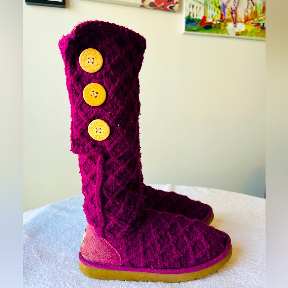 Ugg Classic Cable Knit Bootie - image 8